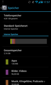 The storage is too small with just 4 GB.
