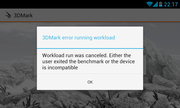 Some benchmarks did not start.