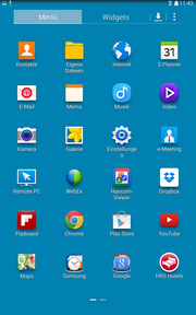 In addition to the downloaded apps, there is a lot of bloatware.