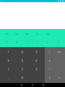 The "Material Design" calculator