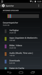 24.7 GB is available.