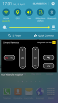 Notification center with remote