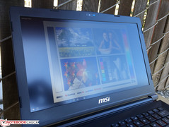 msi phantom pro gs43vr 6re Outdoors under shade