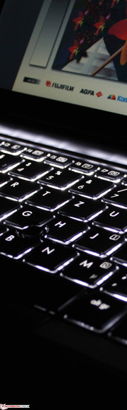 HP EliteBook 2170p: handy - the backlit keyboard.