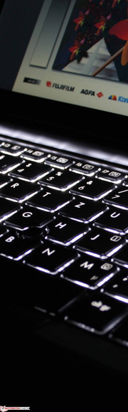 HP EliteBook 2170p: handy - the backlit keyboard.