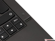The fingerprint reader supports the business orientation.
