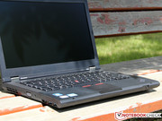 As usual the ThinkPad has good input devices,...