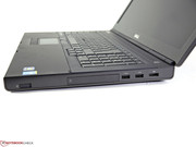 The primary storage drive can be taken out from the side.