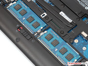 Both RAM banks are furnished with 4 GB each.