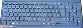 Unlit keyboard