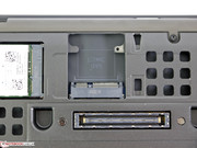 Another, half-sized mPCIe slot is still empty.