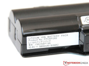 The battery supplies 63 Wh,