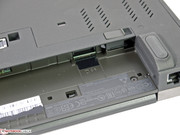 The SIM slot for the WWAN module is located in the battery compartment.