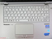 Keyboard with the touchpad