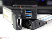 ExpressCards can't be used.