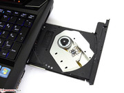 The optical drive is rather loud, but is drowned out by the noise of the fan most of the time.