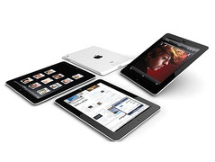 Apple iPad 2 tablet realistic-looking mock-up.