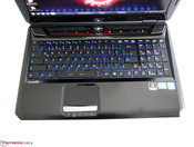 Keyboard backlighting in color