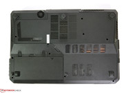 The bottom cover is easy to remove.