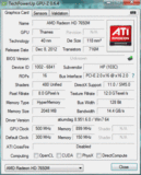 System info GPUZ AMD HD 7650M