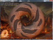 The graphic card's temperature already increases within a short time.