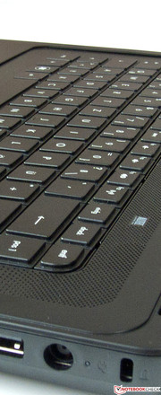 and the keyboard impresses with fast typing speeds.