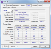 System info CPUZ RAM SPD