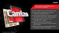 AMD Carrizo highlights revealed back in 2014