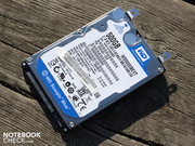The HDD hasn't received any rubber dampers.