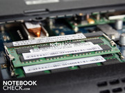The DDR3 RAM in its slot