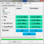 AS SSD: 177 MB/s