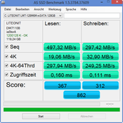 AS SSD 497 MB/s sequential read
