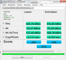 AS SSD benchmark