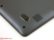 The speakers are located on the bottom.