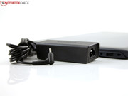 The 13-inch notebook uses very little power.