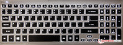 The keyboard is backlit - a rarity in this price range.