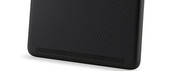 Due to their positioning, the stereo speakers do not offer an exceptionally appealing sound.