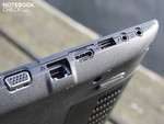VGA, LAN, HDMI, USB 2.0, analog audio