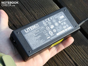 The 90 watt seems oversized (368 grams).