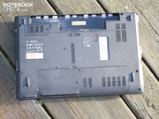 The base plate can be dented here and there, but is basically solid.