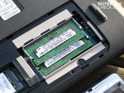 and the DDR3 RAM (two bases) can be removed.