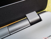 The hinge design...