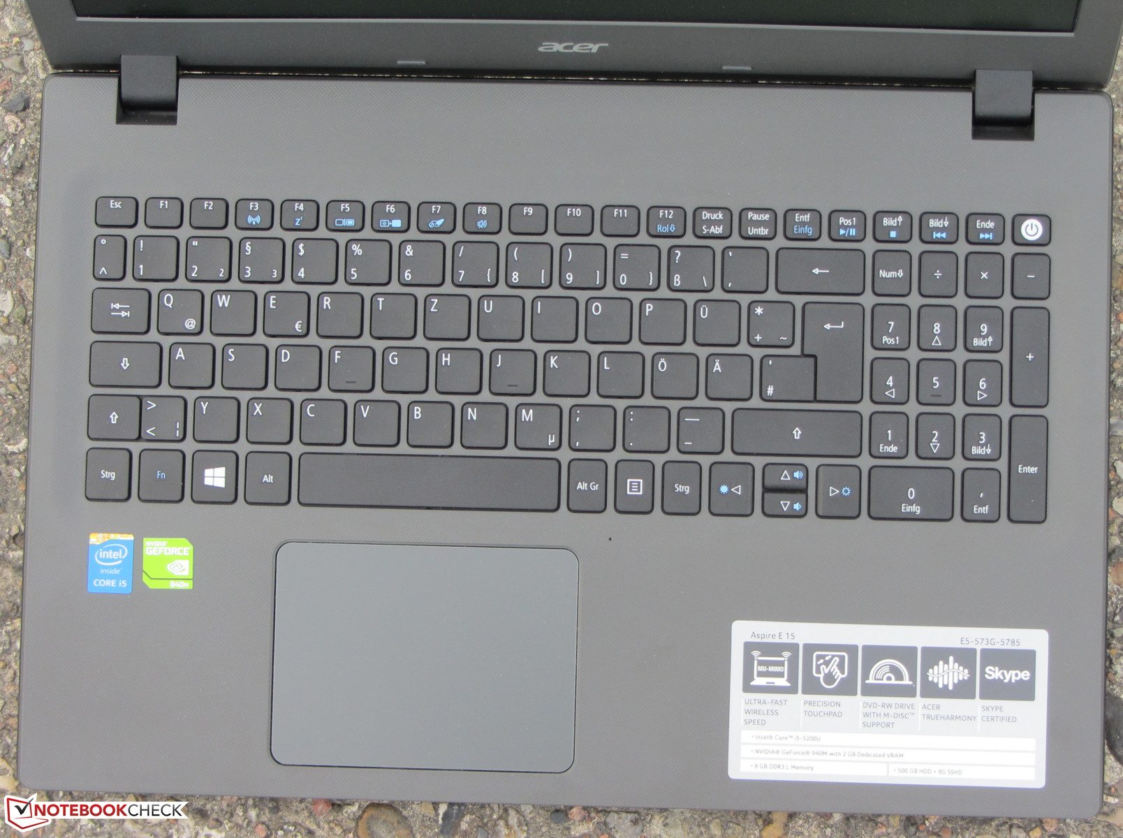 Acer aspire cheap e15 573g