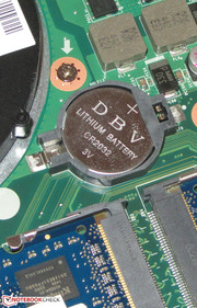 It is possible to replace the BIOS battery.