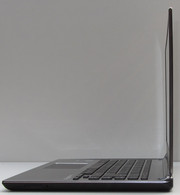 The ultrabook is slim and portable.