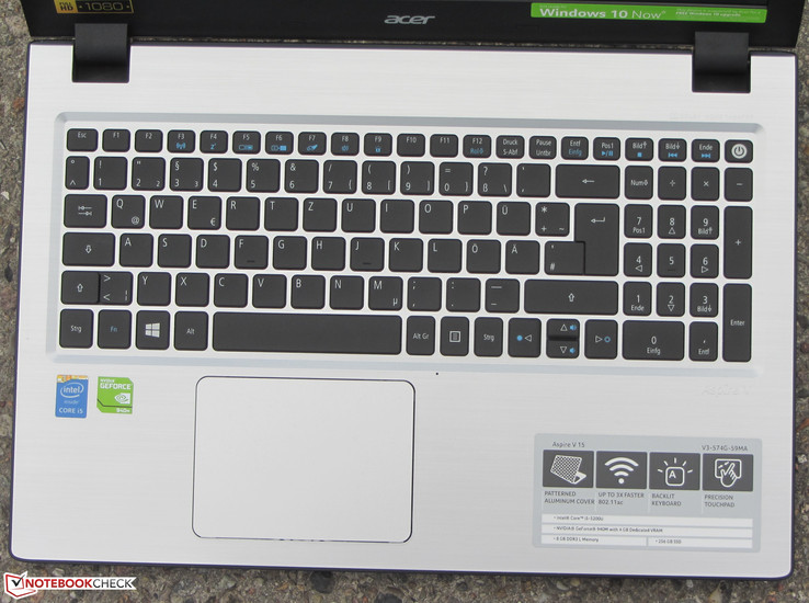 Aspire V3-574G input devices