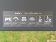 Here you can see some features of the Acer, ...