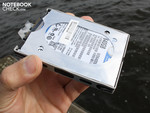 Low vibration, hard drive mounting