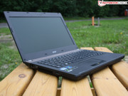 The 14-inch laptop has many positive features.