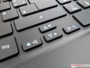 Secondary (Fn): brightness and volume controls are set to the cursor keys.